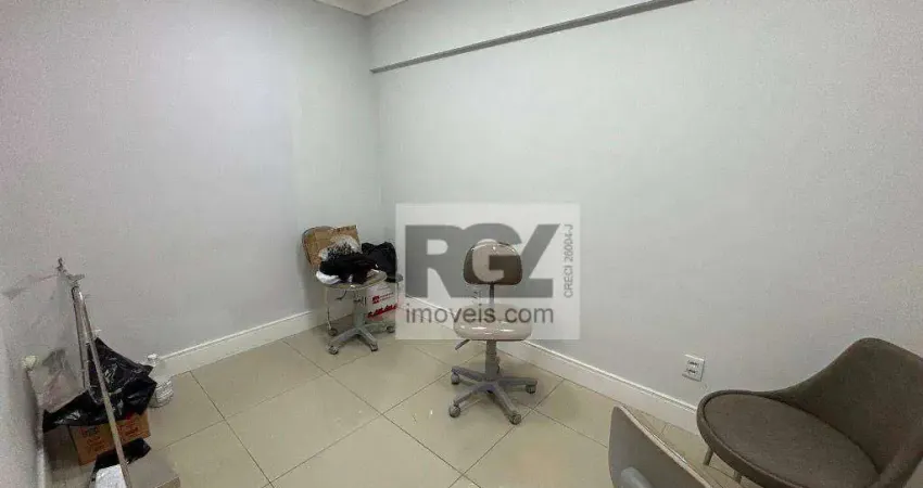 Sala para alugar, 12 m² por R$ 1.680,00/mês - Gonzaga - Santos/SP