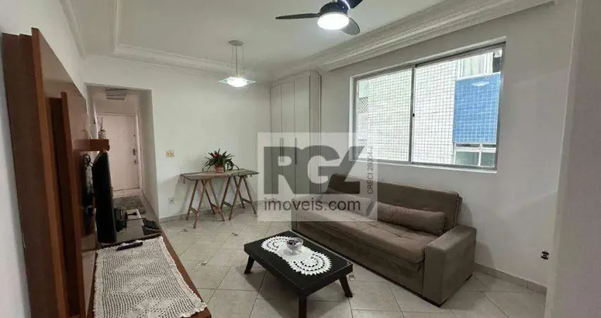 Apartamento com 1 dormitório para alugar, 54 m² por R$ 2.300,00/mês - Itararé - São Vicente/SP