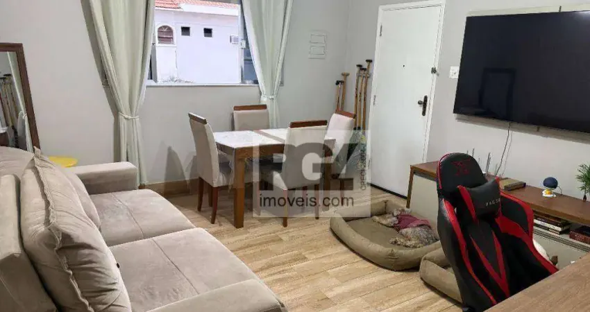 Apartamento com 2 dormitórios à venda, 90 m² por r$ 540.000,00 - ponta da praia - santos/sp
