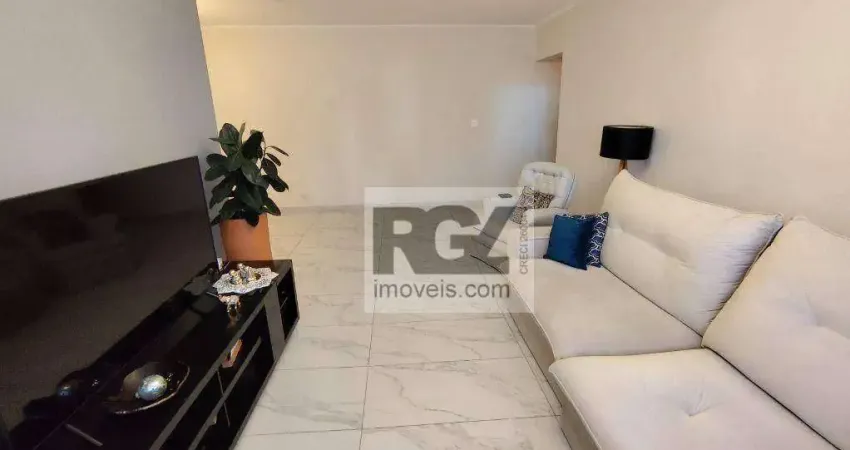 Apartamento com 3 dormitórios à venda, 150 m² por r$ 1.080.000,00 - ponta da praia - santos/sp