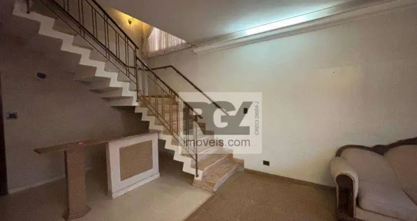 Casa com 6 dormitórios para alugar, 450 m² por R$ 24.552,07/mês - Gonzaga - Santos/SP