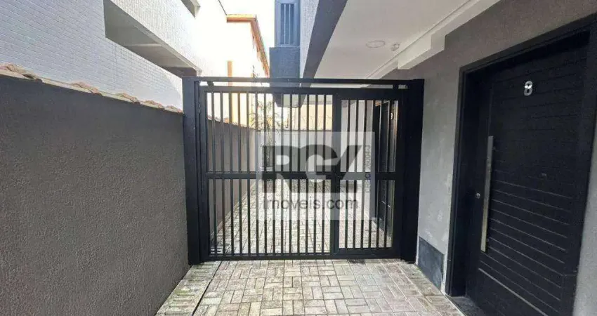 Casa com 2 dormitórios à venda, 116 m² por R$ 650.000,00 - Marapé - Santos/SP