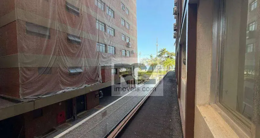 Apartamento 2 quartos para alugar VISTA LATERAL MAR - Embaré - Santos/SP