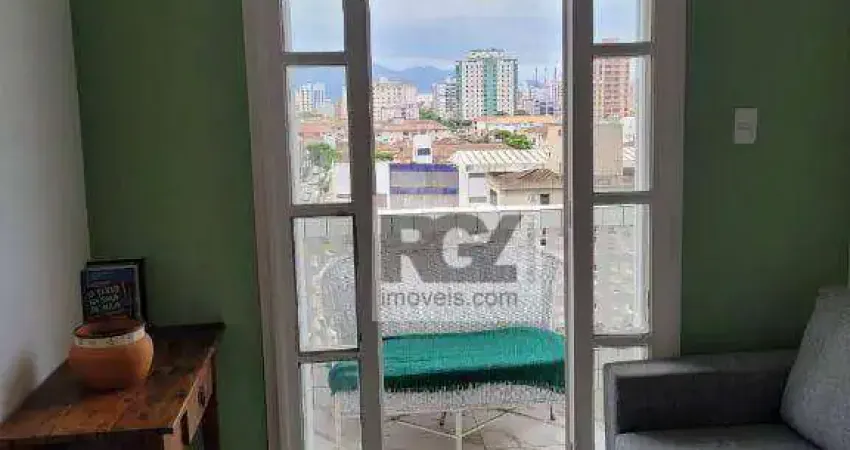 Apartamento com 1 dormitório à venda, 47 m² por R$ 360.000,00 - Boqueirão - Santos/SP