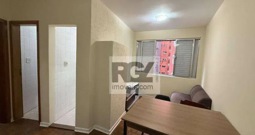 Apartamento com 1 dormitório para alugar, 73 m² por R$ 1.800,00/mês - Itararé - São Vicente/SP