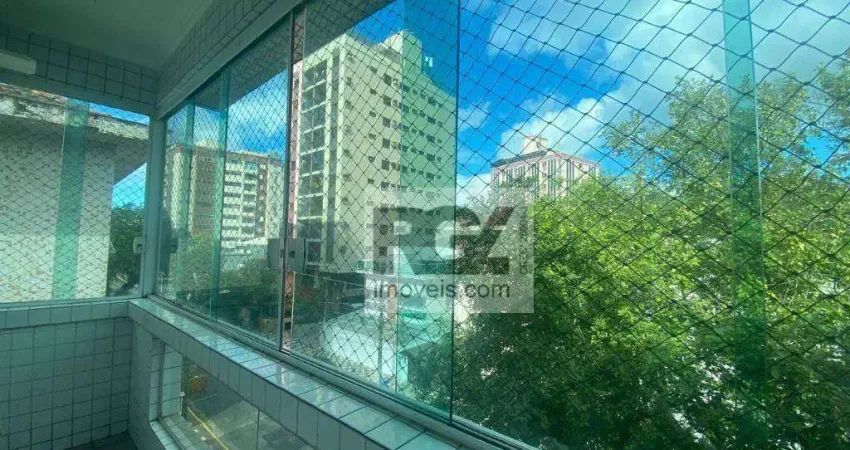 Apartamento com 2 dormitórios à venda, 90 m² por R$ 370.000,00 - Embaré - Santos/SP