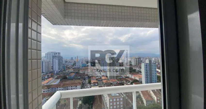 Apartamento com 3 dormitórios para alugar, 94 m² por R$ 6.417/mês - Boqueirão - Santos/SP