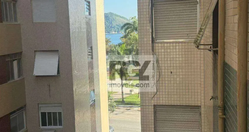 Apartamento com 1 dormitório para alugar, 45 m² por R$ 3.000,00/mês - Ponta da Praia - Santos/SP