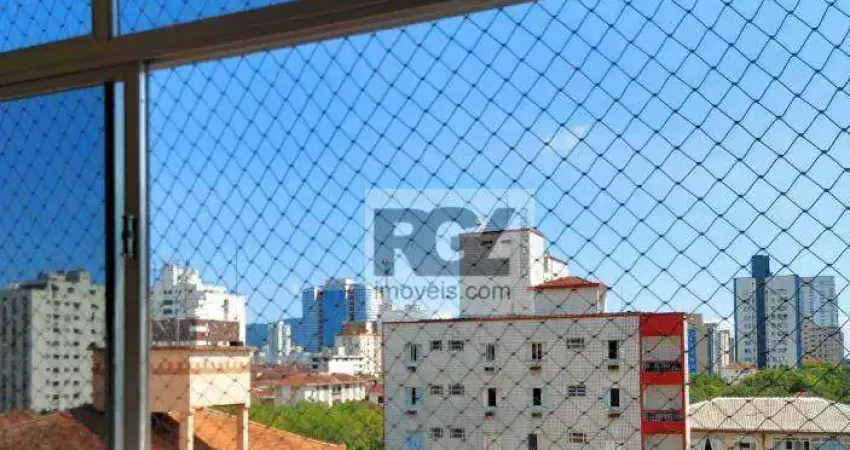 Apartamento com 2 dormitórios para alugar, 94 m² por r$ 3.650,00/mês - aparecida - santos/sp