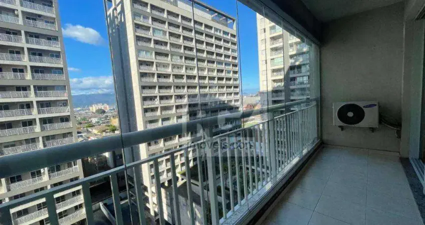 Apartamento com 1 dormitório à venda, 50 m² por r$ 395.000,00 - vila matias - santos/sp