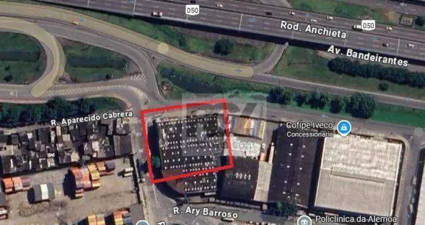 Galpão à venda, 3300 m² por r$ 13.500.000,00 - chico de paula - santos/sp