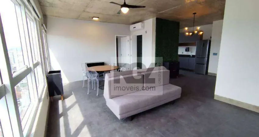 Apartamento com 1 dormitório à venda, 74 m² por r$ 948.000,00 - embaré - santos/sp