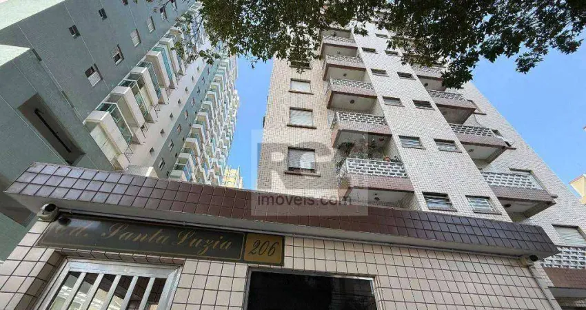 Kitnet reformada na quadra da praia no embaré - r$ 240.000,00 - rgl imóveis