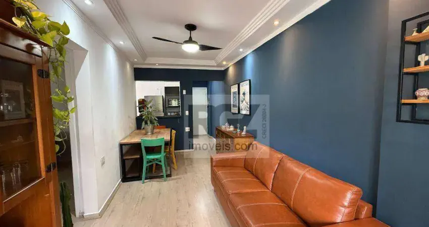 Apartamento com 2 dormitórios à venda, 83 m² por r$ 640.000,00 - ponta da praia - santos/sp