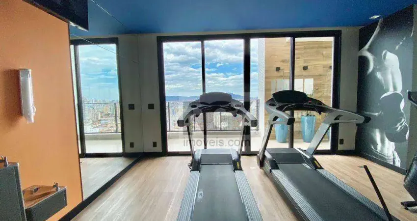 Apartamento com 1 dormitório à venda, 54 m² por r$ 735.000,00 - boqueirão - santos/sp