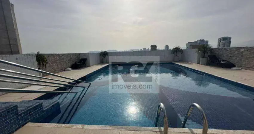 Apartamento com 1 dormitório à venda, 44 m² por r$ 699.000,00 - ponta da praia - santos/sp