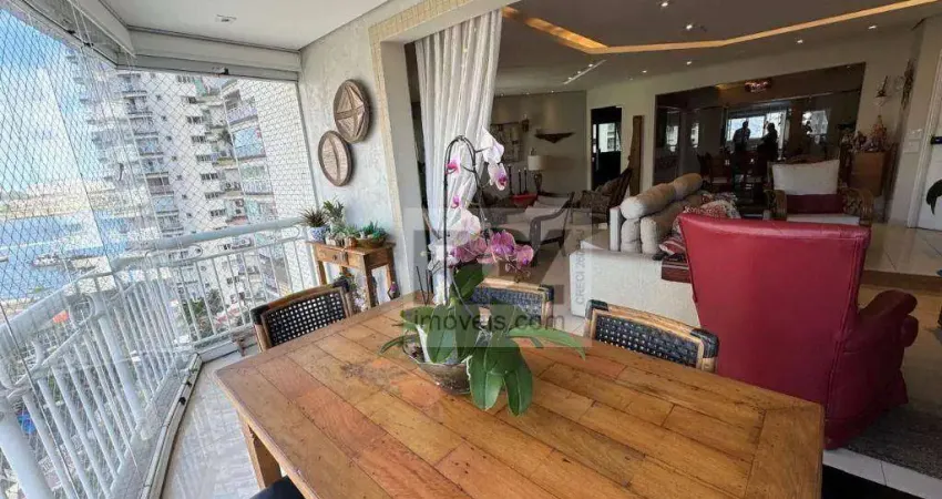 Apartamento com 3 dormitórios à venda, 199 m² por r$ 2.800.000,00 - ponta da praia - santos/sp