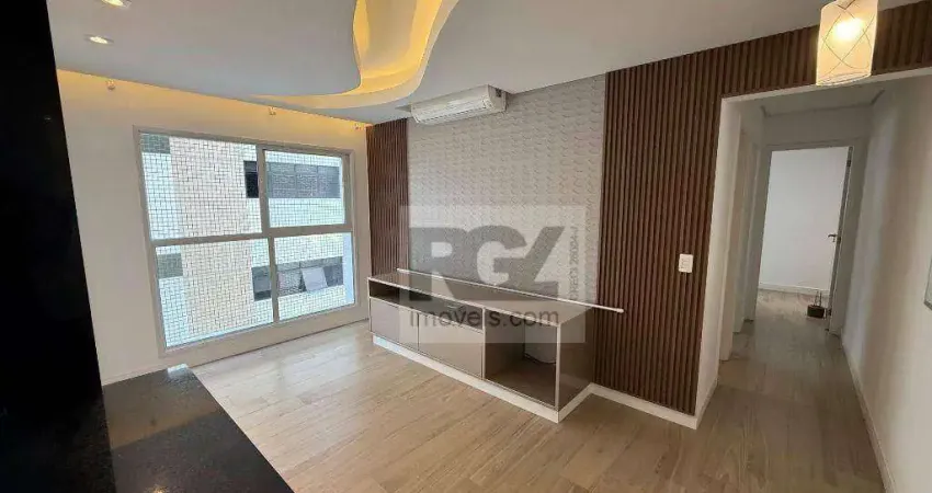 Apartamento com 2 dormitórios à venda, 82 m² por r$ 1.150.000,00 - aparecida - santos/sp