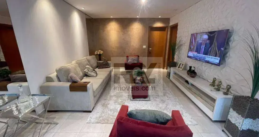 Apartamento com 3 dormitórios à venda, 199 m² por r$ 2.300.000,00 - ponta da praia - santos/sp