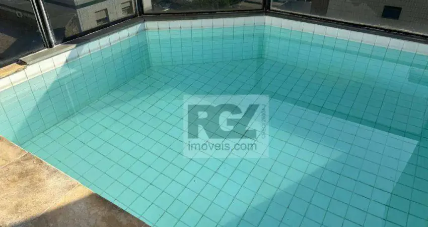 Cobertura à venda, 112 m² por r$ 955.000,00 - pompéia - santos/sp