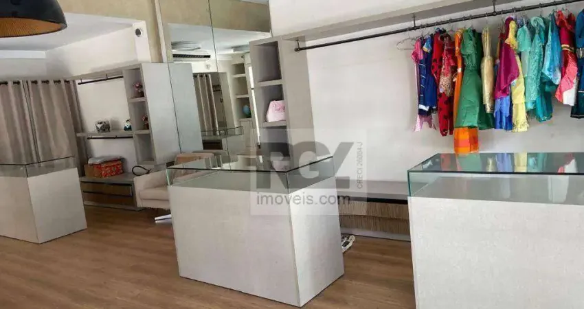 Loja para alugar, 132 m² por r$ 15.000,00/ano - pompéia - santos/sp