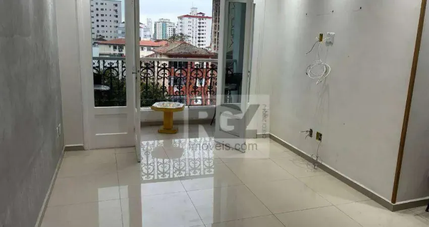 Apartamento com 2 dormitórios para alugar, 98 m² por r$ 4.500,00/mês - macuco - santos/sp
