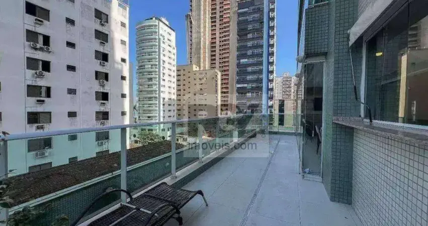 Apartamento garden com 2 suítes à venda, 145 m² por r$ 1.900.000 - ponta da praia - santos/sp