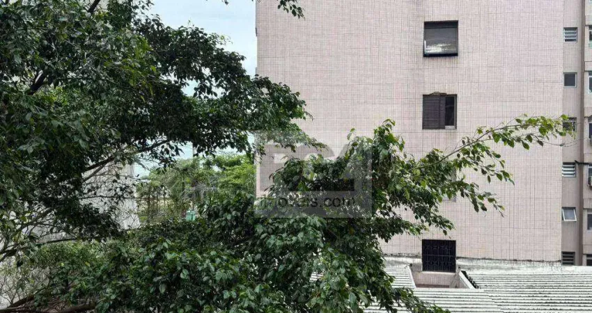 Kitnet com vista mar à venda, 38 m² por r$ 350.000 - boqueirão - santos/sp