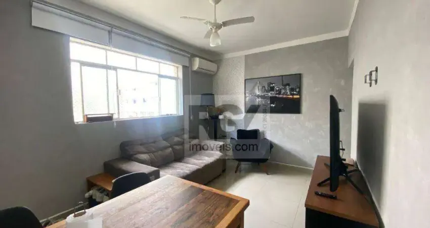 Apartamento com 2 dormitórios para alugar, 65 m² por r$ 3.200,00/mês - ponta da praia - santos/sp
