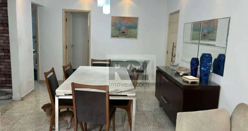 Apartamento com 3 dormitórios à venda, 140 m² por r$ 850.000 - ponta da praia - santos/sp