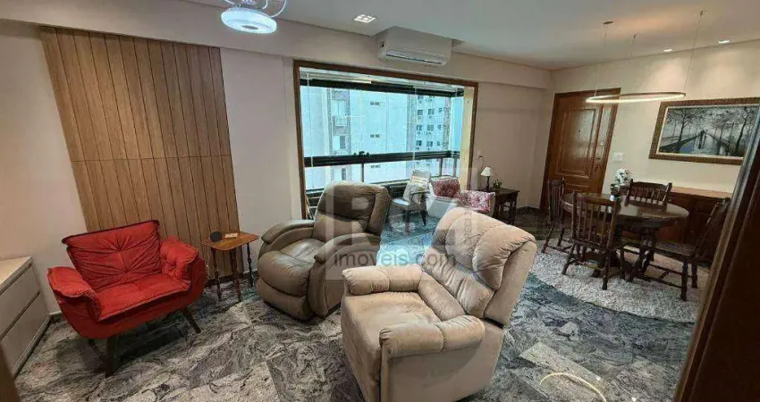 Apartamento com 3 dormitórios à venda, 111 m² por r$ 1.275.000 - aparecida - santos/sp