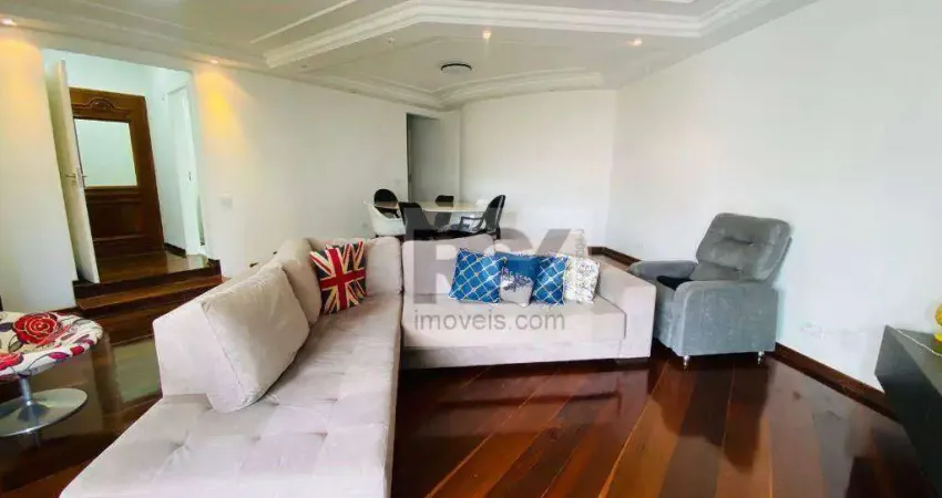 Apartamento com 3 dormitórios à venda, 175 m² por r$ 1.600.000,00 - boqueirão - santos/sp