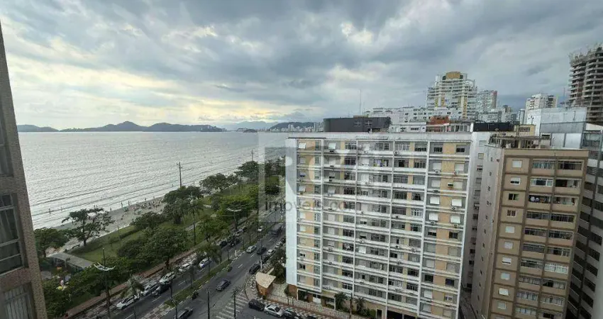 Kitnet - vista mar - à venda, 28,23 m² por r$ 280.000 - aparecida - santos/sp