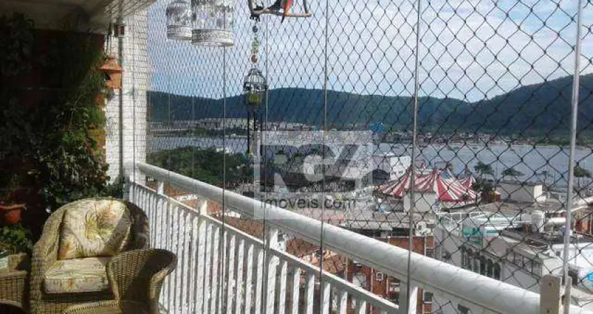 Apartamento com 4 dormitórios à venda, 240 m² por r$ 2.200.000,00 - ponta da praia - santos/sp