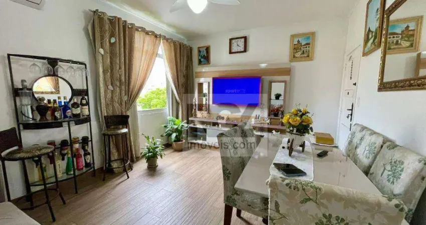 Apartamento com 3 dormitórios à venda, 68 m² por r$ 450.000,00 - aparecida - santos/sp