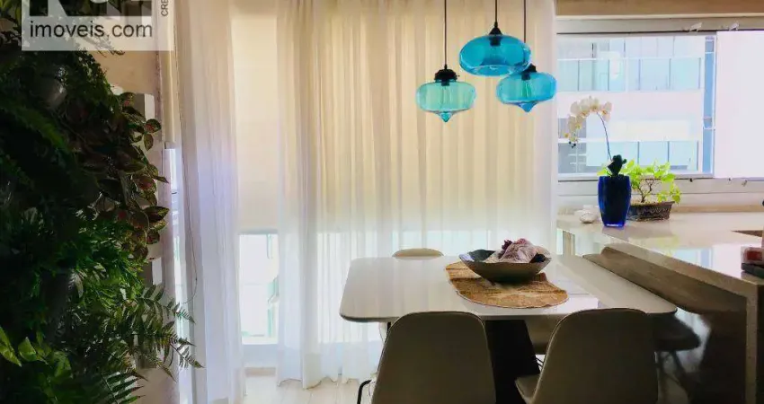 Apartamento com 1 dormitório para alugar, 49 m² por R$ 5.000,00/mês - Ponta da Praia - Santos/SP