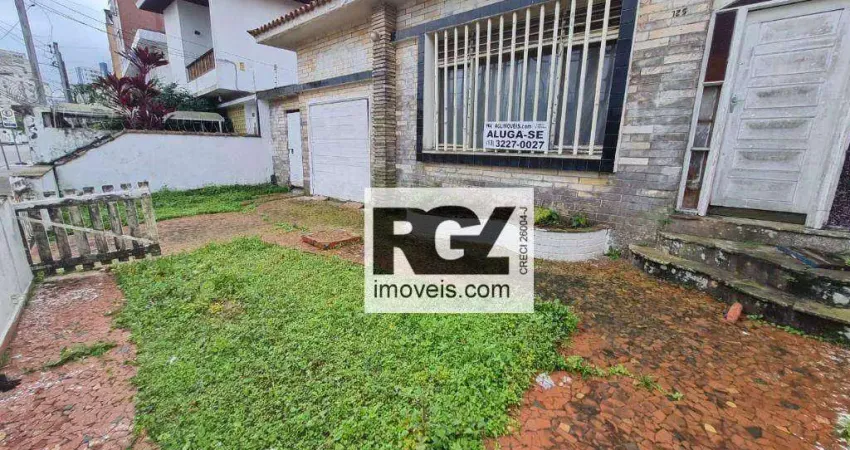 Casa para alugar, 200 m² por R$ 20.000,00/mês - Ponta da Praia - Santos/SP