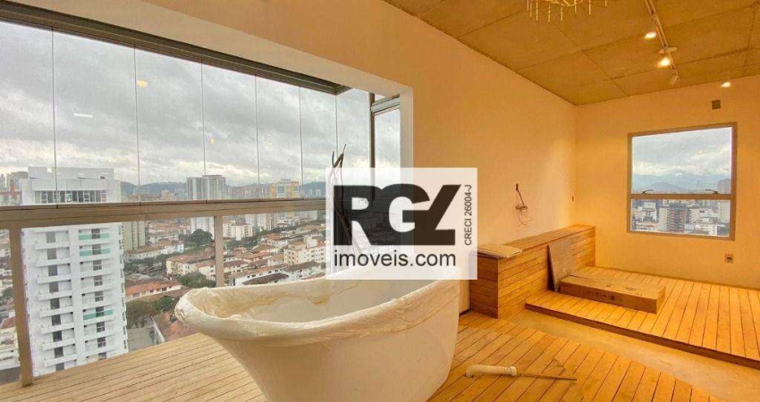 Apartamento com 1 dormitório à venda, 74 m² por R$ 1.000.000,00 - Embaré - Santos/SP
