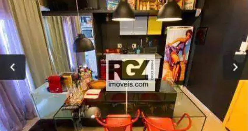 Apartamento com 1 dormitório para alugar, 57 m² por R$ 4.500,00/mês - Ponta da Praia - Santos/SP
