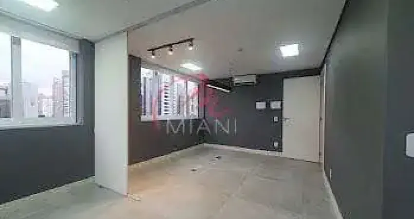 Sala comercial para locação na cidade monções com 36m², 2 banheiros e 1 vaga de garagem - 800 metro