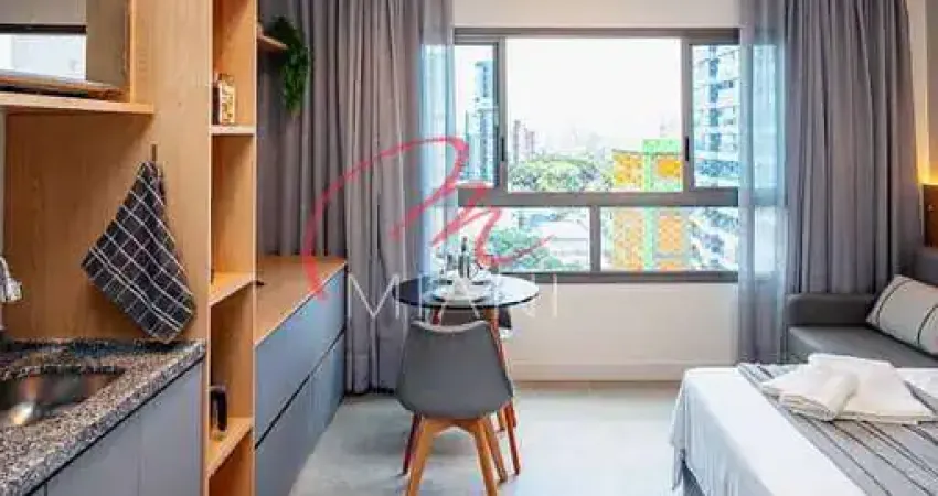 Apartamento à venda no brooklin paulista com 29m² e 1 banheiro - próximo ao aeroporto de congonhas