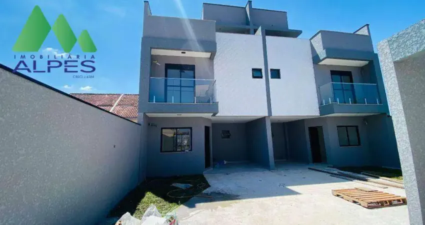 Sobrado com 3 dormitórios à venda, 120 m² por r$ 699.000,00 - uberaba - curitiba/pr