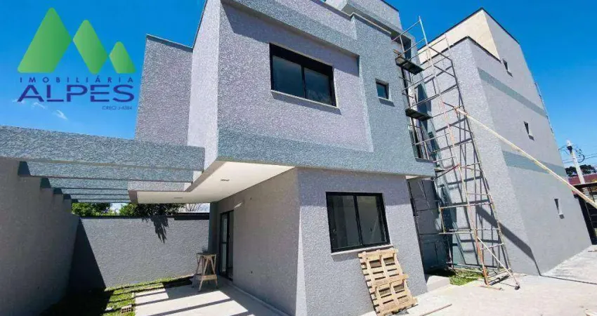 Sobrado com 3 dormitórios à venda, 120 m² por r$ 720.000,00 - uberaba - curitiba/pr