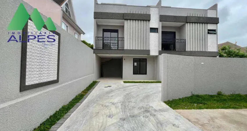 Sobrado com 3 dormitórios à venda, 108 m² por r$ 689.000,00 - xaxim - curitiba/pr