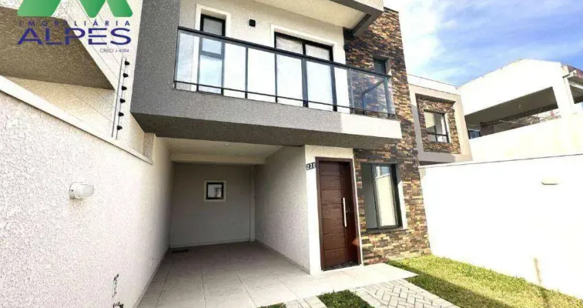 Sobrado com 3 dormitórios à venda, 110 m² por r$ 640.000,00 - umbará - curitiba/pr