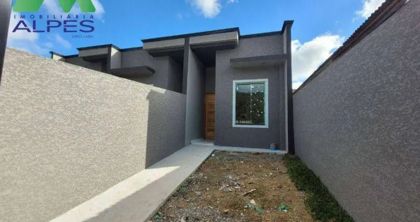 Casa com 2 dormitórios à venda, 37 m² por R$ 261.000,00 - Sítio Cercado - Curitiba/PR