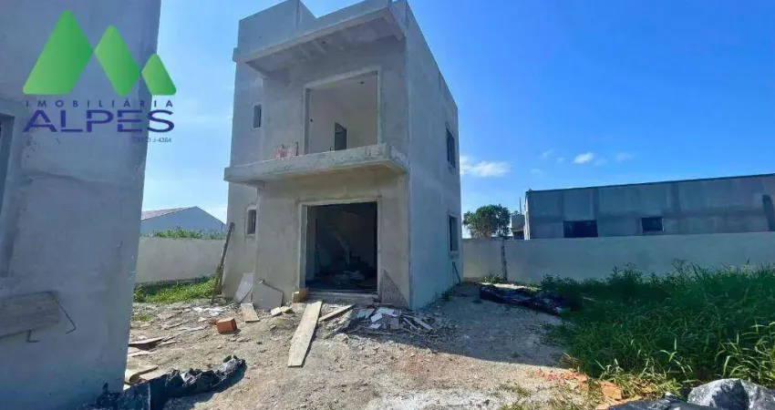 Sobrado com 2 dormitórios à venda, 66 m² por r$ 470.000,00 - balneario eliana - guaratuba/pr