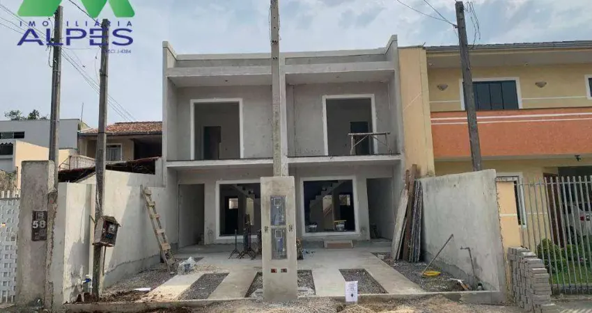 Sobrado com 3 dormitórios à venda, 87 m² por r$ 440.000,00 - umbará - curitiba/pr