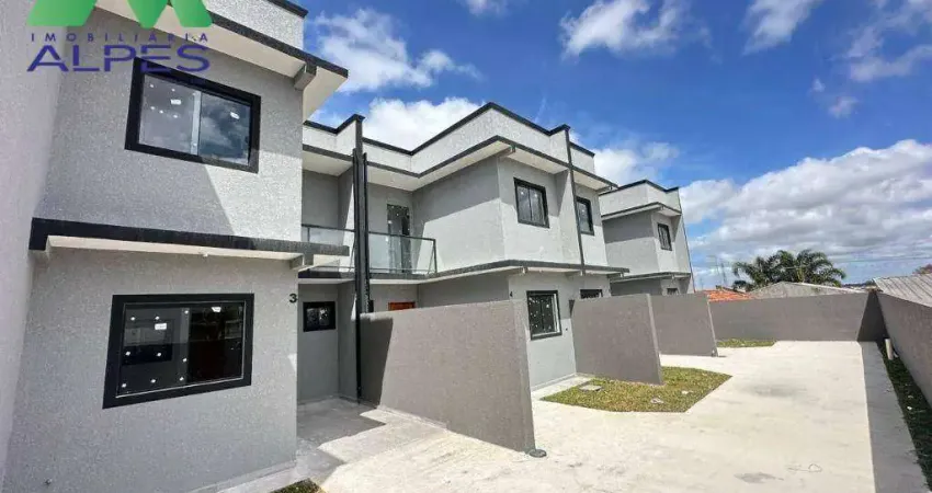 Sobrado com 2 dormitórios à venda, 54 m² por r$ 310.000,00 - campo de santana - curitiba/pr