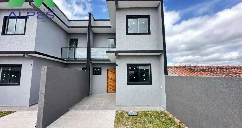 Sobrado com 2 dormitórios à venda, 54 m² por r$ 330.000,00 - campo de santana - curitiba/pr